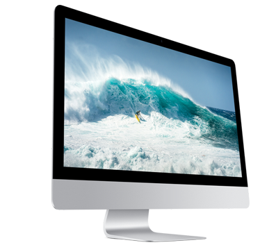 Master Slider in iMac